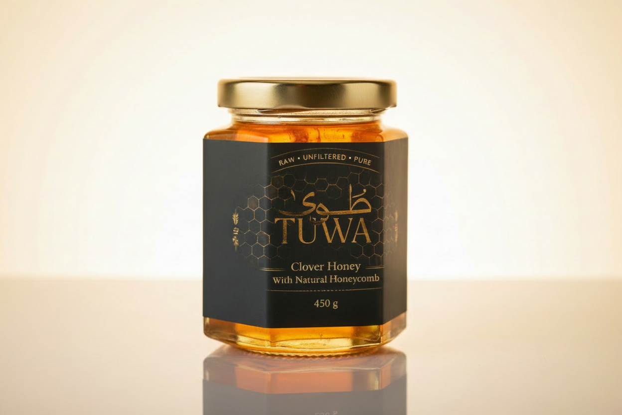 Pure Honey with Natural Comb 450g